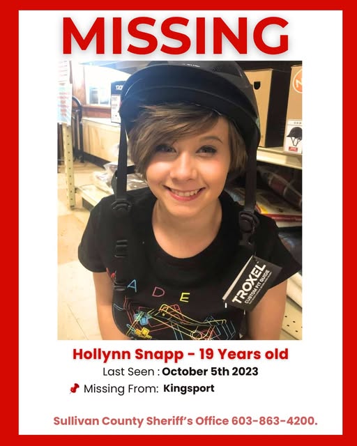 HOLLYNN SNAPP MISSING Kingsport Teen Missing Since October 2023 – Family Still Searching for Answers