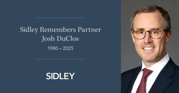 Joshua DuClos Sidley Death and Obituary Sidley Austin Partner and Pepperdine Law Professor Has Passed Away