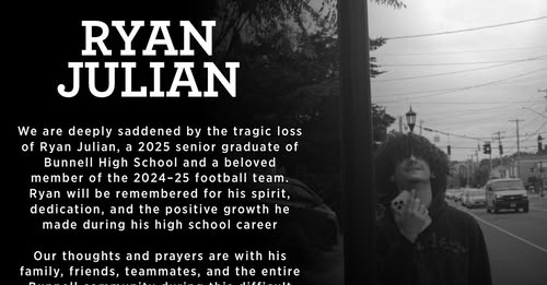 Ryan Julian Stratford, CT Death and Obituary Bunnell High Student Ryan Julian Dies in Car Accident